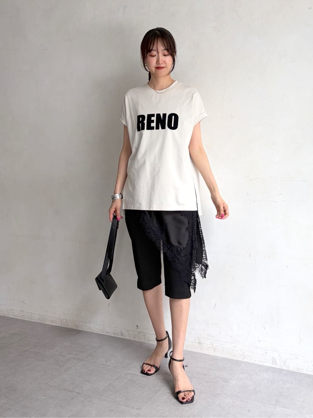 DOUDOU | 【完売カラー再追加!】アシメレースキャミ | Rakuten Fashion