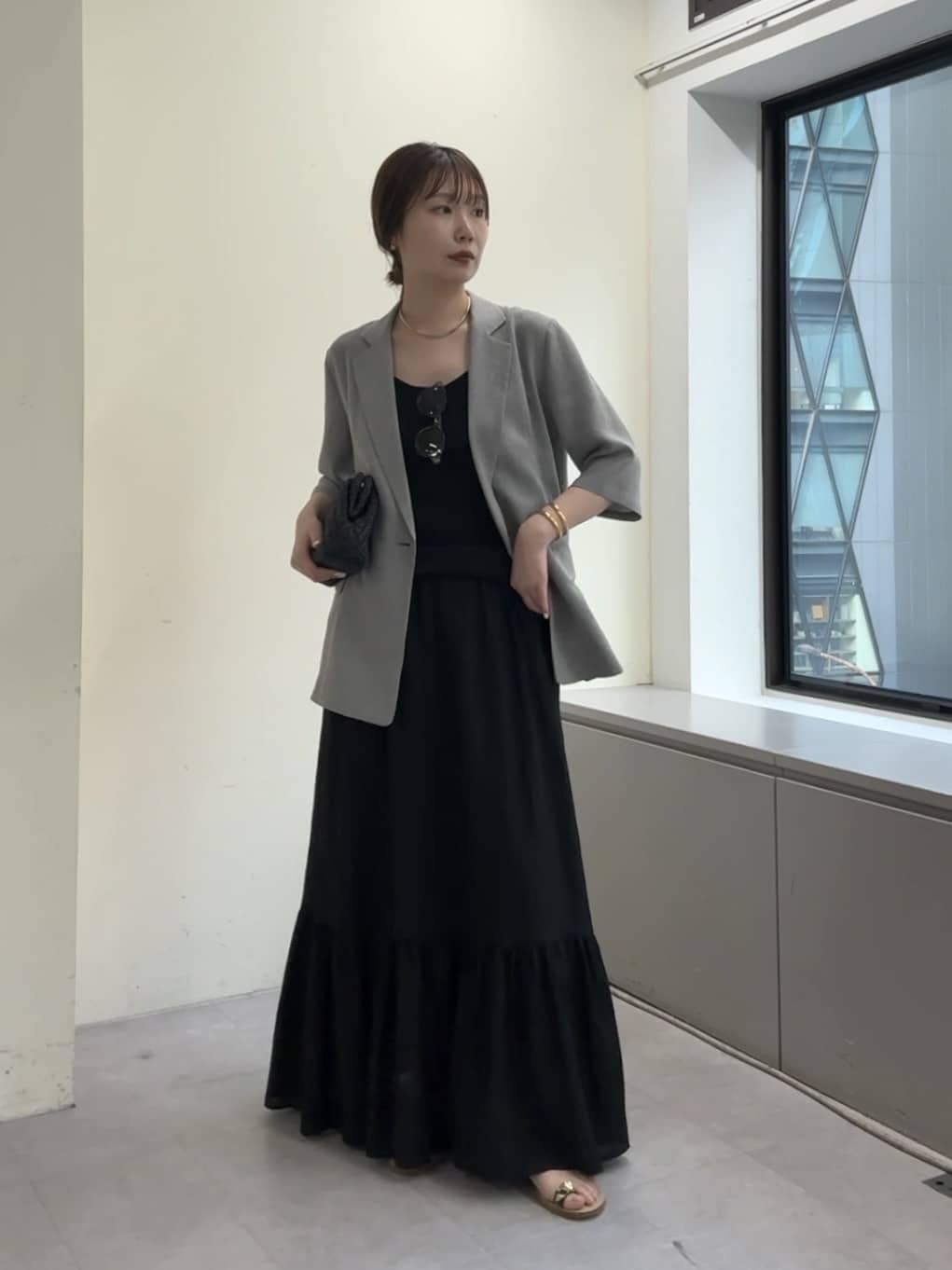 GALLARDAGALANTEの<GLOW 7月号掲載アイテム>【2サイズ展開】ハーフスリーブジャケットを使ったコーディネートを紹介します。｜Rakuten Fashion(楽天ファッション／旧楽天ブランドアベニュー)7187646
