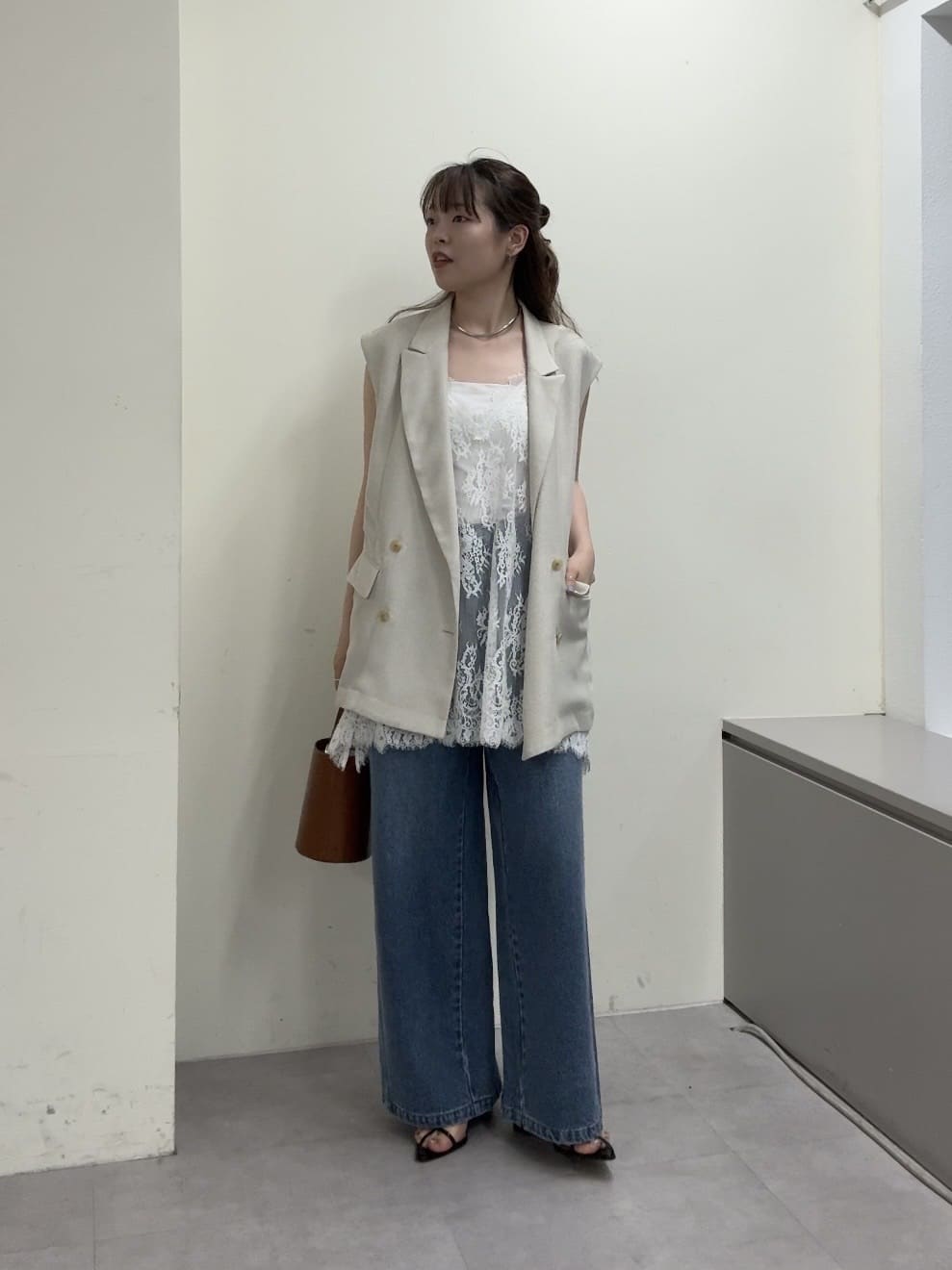 GALLARDAGALANTEの【2.718】ナローストラップサンダルを使ったコーディネートを紹介します。｜Rakuten Fashion(楽天ファッション／旧楽天ブランドアベニュー)7187744