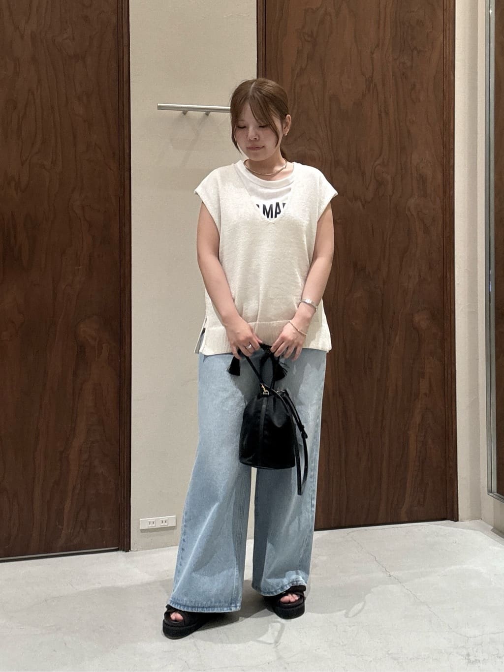 GALLARDAGALANTEの【2.718】ダブルベルトサンダルを使ったコーディネートを紹介します。｜Rakuten Fashion(楽天ファッション／旧楽天ブランドアベニュー)7187764