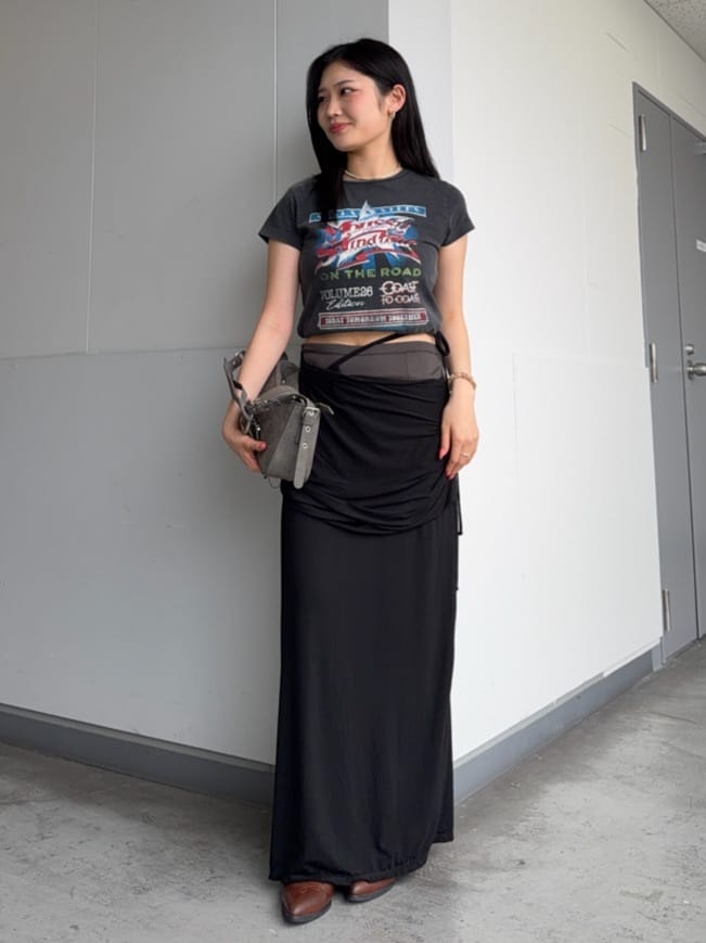 moussyの【WEB限定カラー】BELTED HAND バッグを使ったコーディネート 