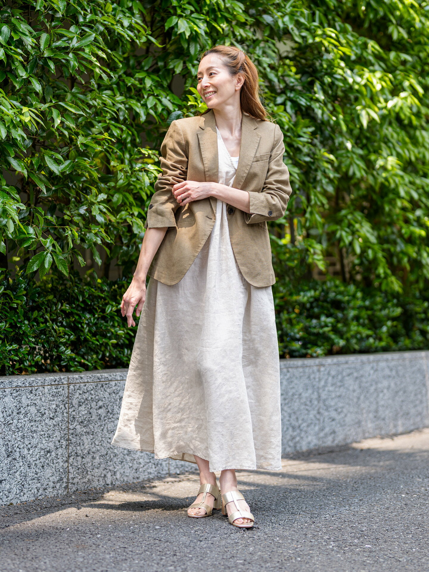 BANANA REPUBLIC | (W)リネン ホルター マキシ ドレス | Rakuten