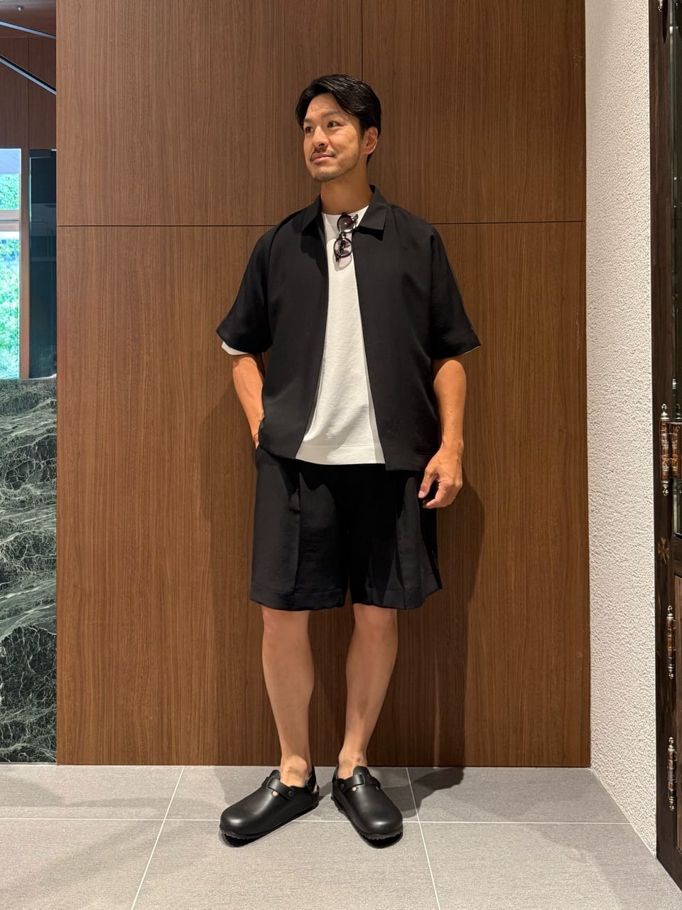 UNITED ARROWS & SONS Tシャツ&短パン 上下セット オリーブ 未使用】KOMATSU PACKデザートセットアップ「Sサイズ・オリーブ