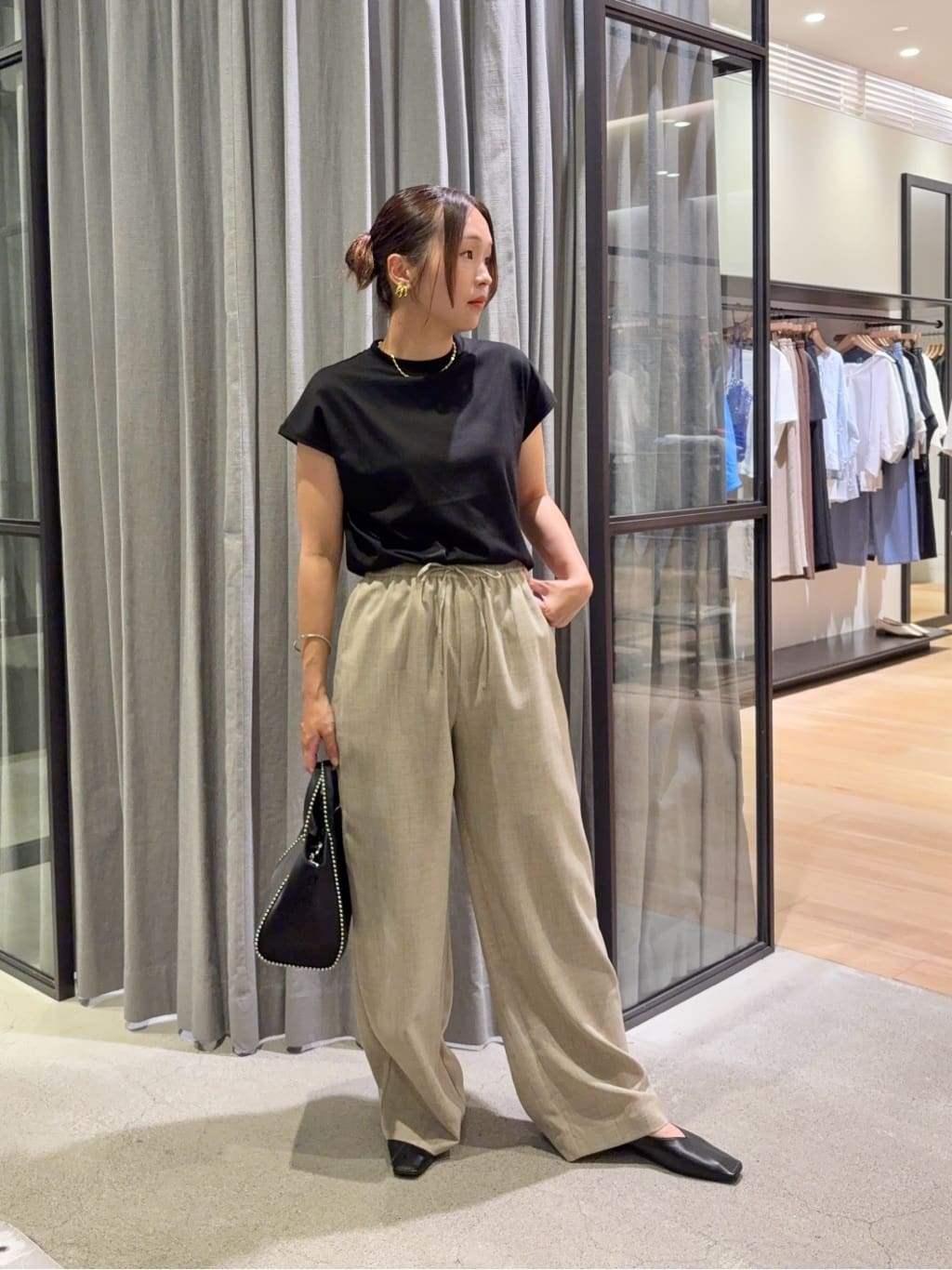 BEAUTY&YOUTH UNITED ARROWS | Vカットステッチ フラットシューズ