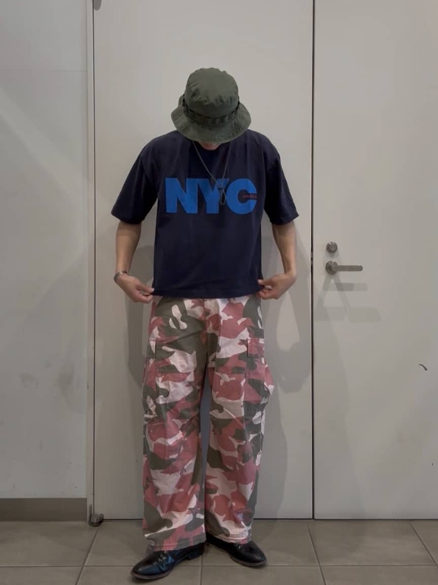 FREAK’S STOREのMade in U.S.A ヘビーウェイト オーバーサイズ クルーネック プリントTシャツ type 3を使ったコーディネートを紹介します。｜Rakuten Fashion(楽天ファッション／旧楽天ブランドアベニュー)7189594