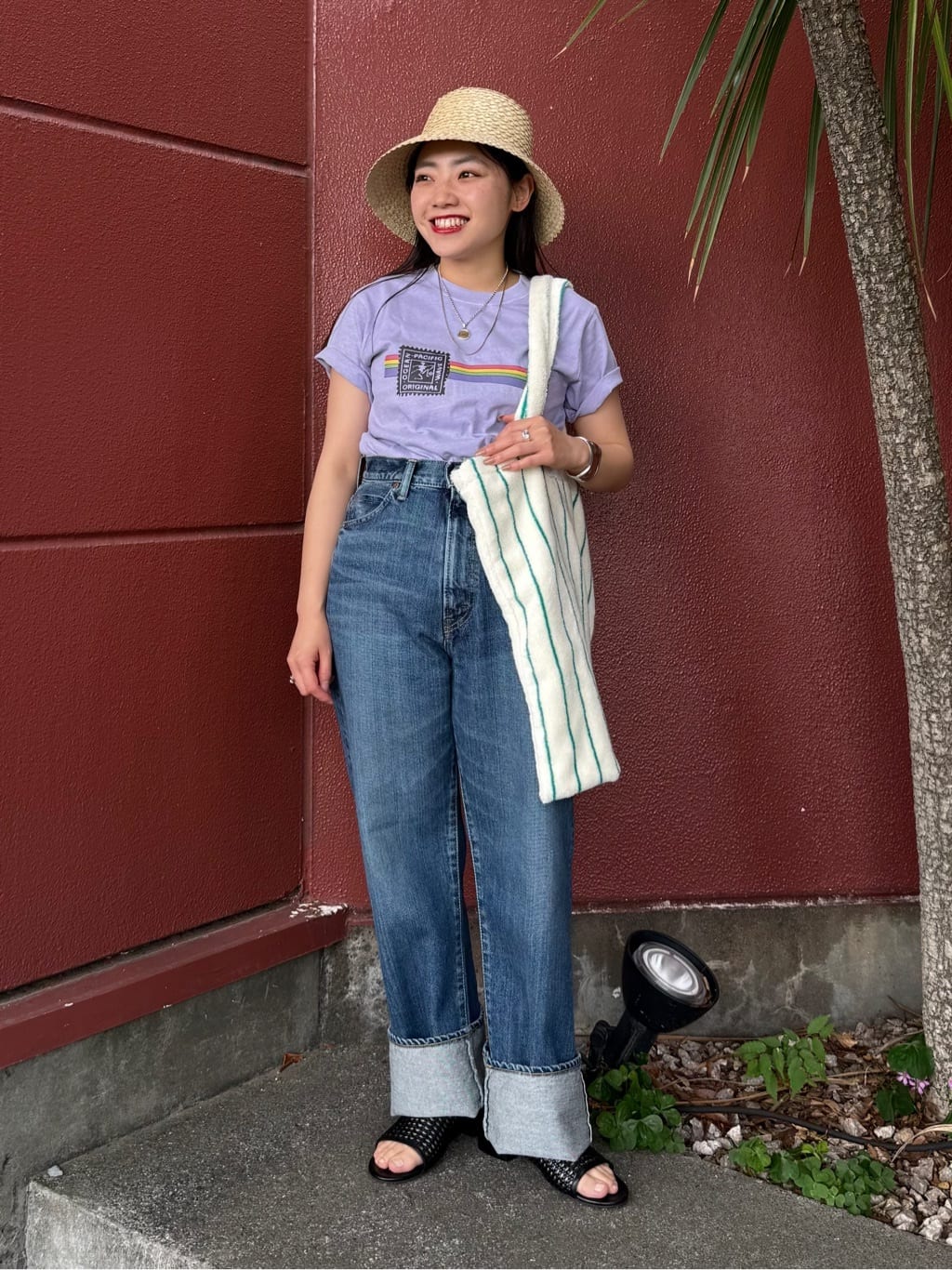 FREAK’S STOREのレザレット メッシュサンダルを使ったコーディネートを紹介します。｜Rakuten Fashion(楽天ファッション／旧楽天ブランドアベニュー)7189873