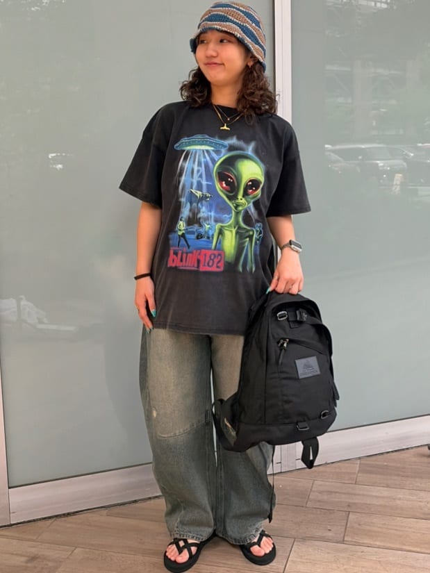 FREAK’S STOREの【Beach & Festival】ウェーブ手編みニットハットを使ったコーディネートを紹介します。｜Rakuten Fashion(楽天ファッション／旧楽天ブランドアベニュー)7190042