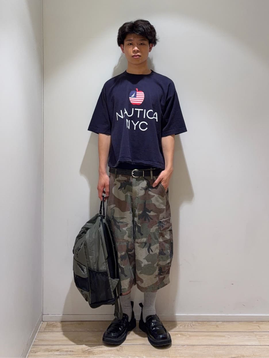 FREAK’S STOREのMade in U.S.A ヘビーウェイト オーバーサイズ クルーネック プリントTシャツ type 4を使ったコーディネートを紹介します。｜Rakuten Fashion(楽天ファッション／旧楽天ブランドアベニュー)7190066