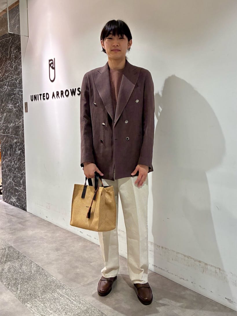 「専用」UNITED ARROWS　Errico Formicolaジャケット UNITED ARROWS | <ERRICO FORMICOLA> ブラウン ソリッド ダブル6ボタン