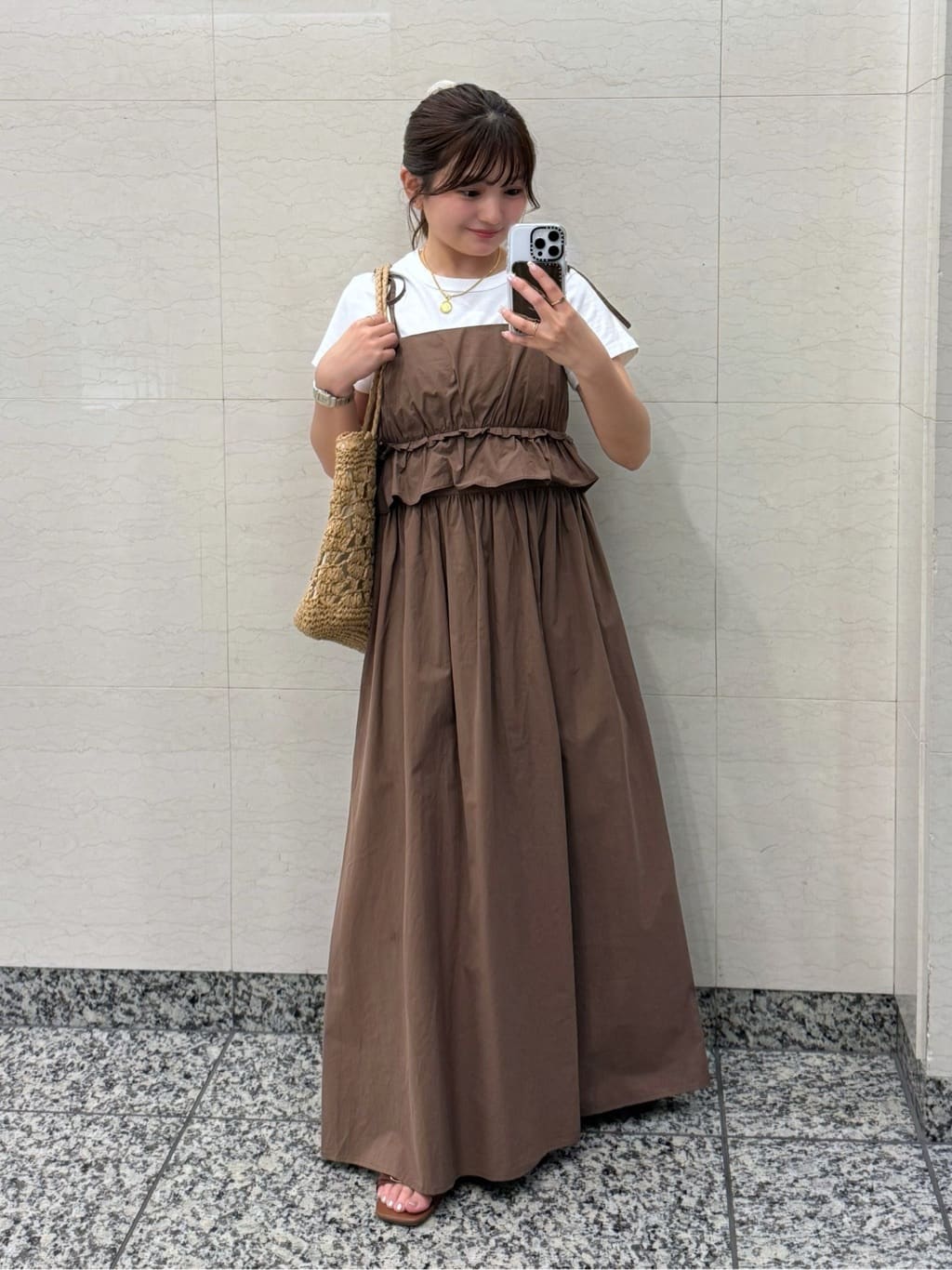 FREE'S MART | ペプラムキャミティアードワンピース | Rakuten Fashion
