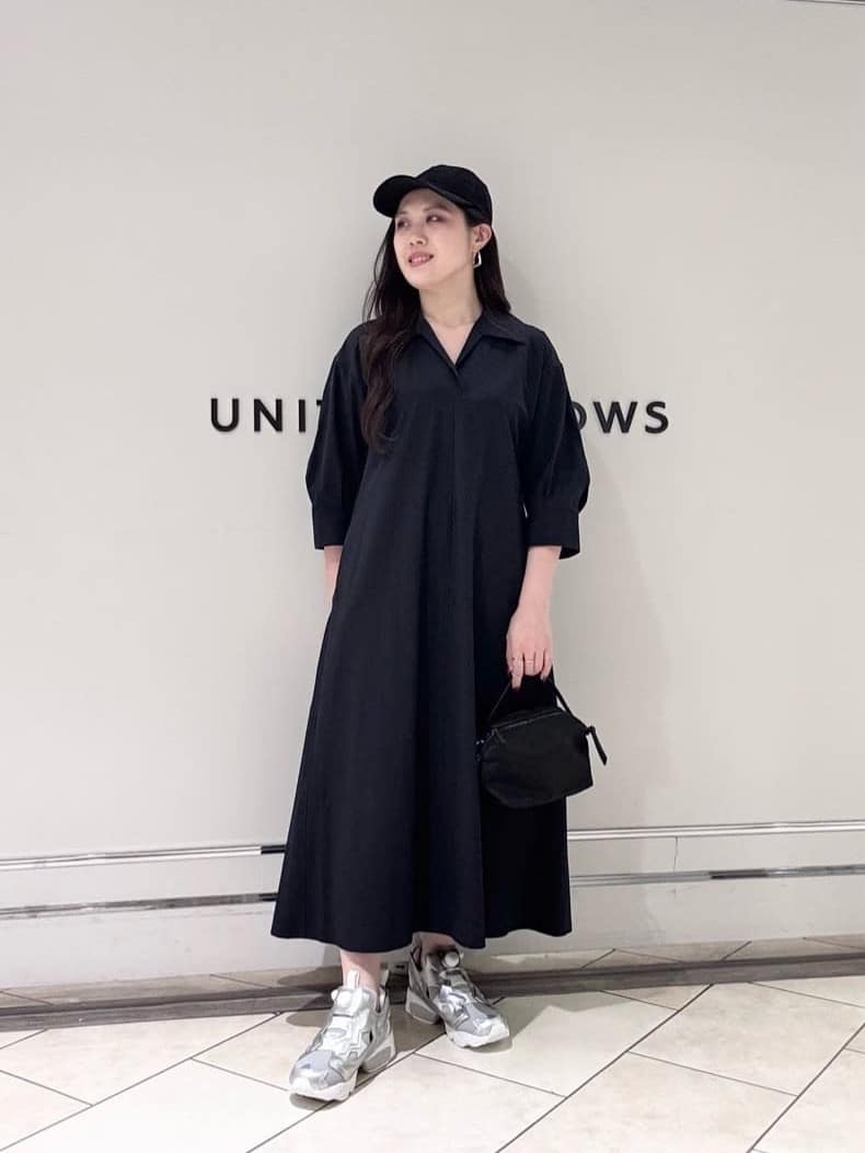 UNITED ARROWS | コットン スキッパー シャツ ワンピース