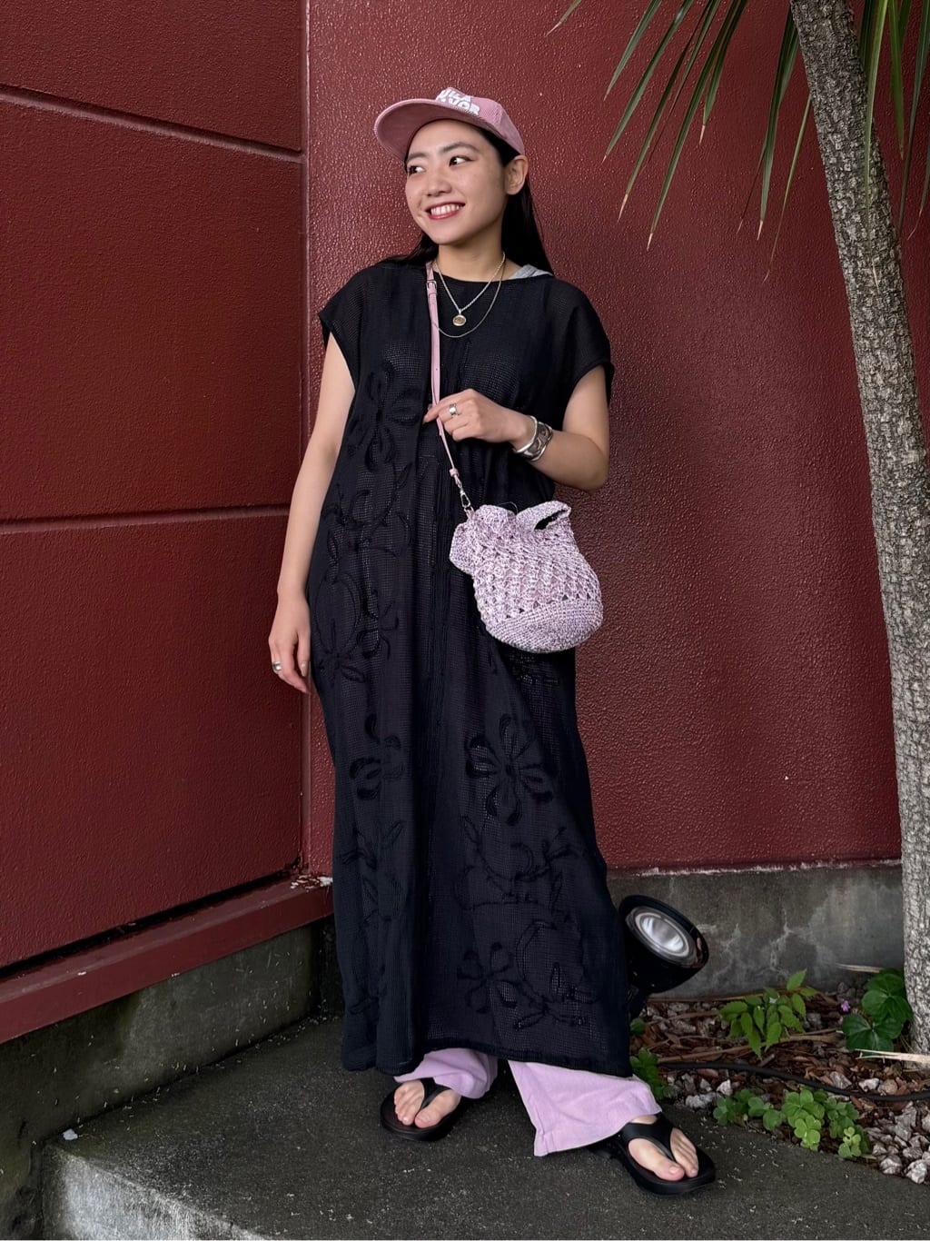 FREAK'S STORE | インド メッシュ刺繍ノースリーブワンピース