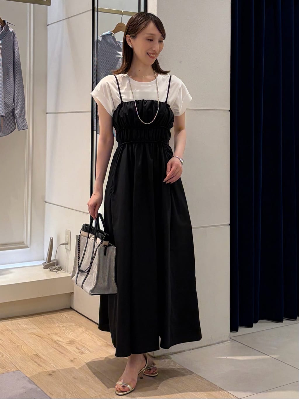 NOLLEY'S | ウォッシャブル2WAYギャザーキャミワンピース | Rakuten