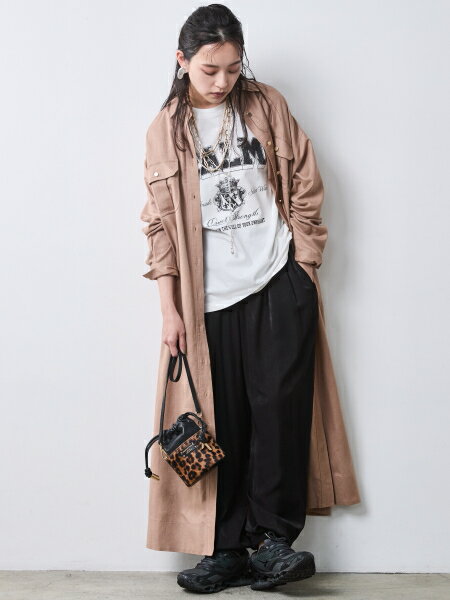 CHIC STYLEのレーヨン麻シャツマキシワンピース<大きいサイズ有>シックスタイルを使ったコーディネートを紹介します。｜Rakuten Fashion(楽天ファッション／旧楽天ブランドアベニュー)7192555