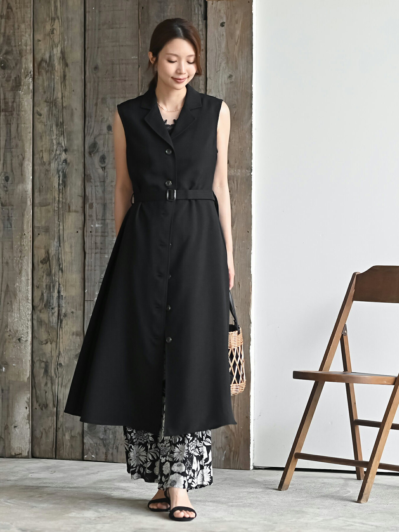 rps | オープンカラージレワンピース | Rakuten Fashion(楽天