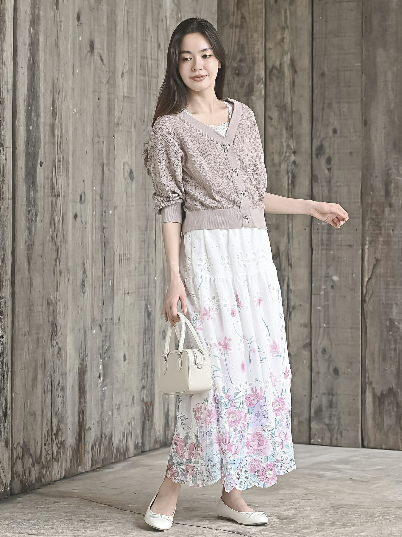 rps | フラワー刺繍ティアードロングスカート | Rakuten Fashion(楽天