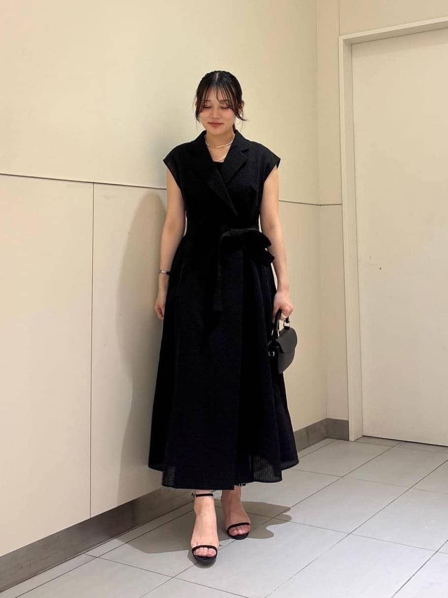 allurevilleの◇シアージャガードテーラーワンピースを使ったコーディネートを紹介します。｜Rakuten Fashion(楽天ファッション／旧楽天ブランドアベニュー)7193264