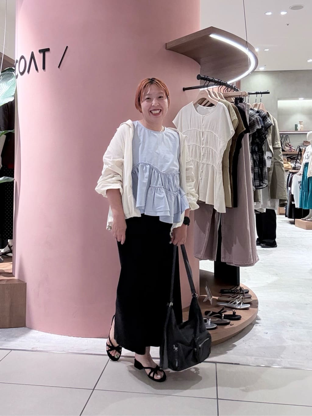 Discoatの【UPF50】UVカットスタンドシャツブルゾンを使った 