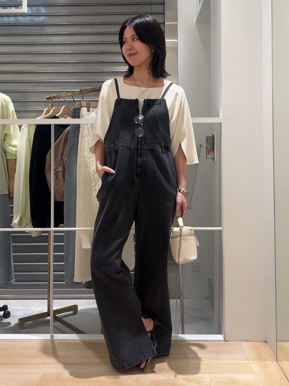 COLLAGE GALLARDAGALANTE | Q.anos フレアデニムロンパース | Rakuten