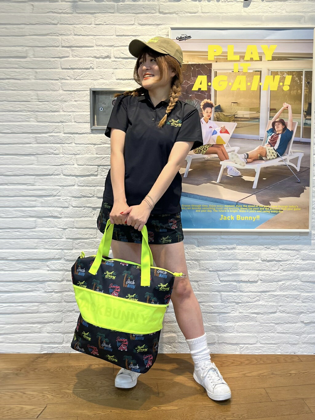 Jack Bunny!! | ネオンロゴキャップ (UNISEX) | Rakuten Fashion(楽天