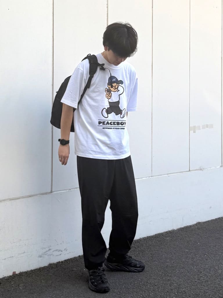 FREAK’S STOREのkaoyorinakami × FREAK'S STORE/カオヨリナカミ 別注  ピースボーイ Teeを使ったコーディネートを紹介します。｜Rakuten Fashion(楽天ファッション／旧楽天ブランドアベニュー)7194757