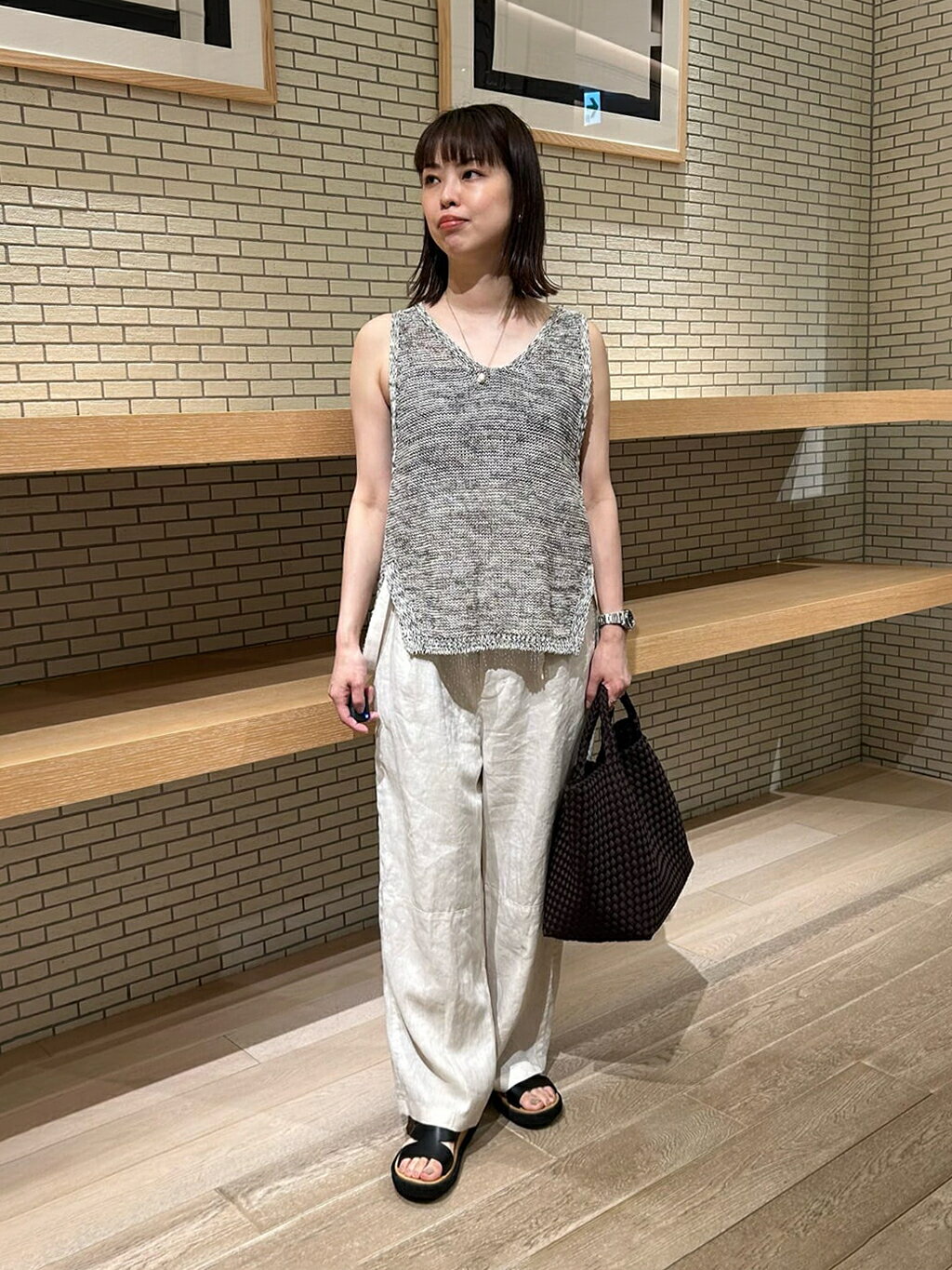 TOMORROWLAND | ギマコットン フロンタブルベスト | Rakuten Fashion