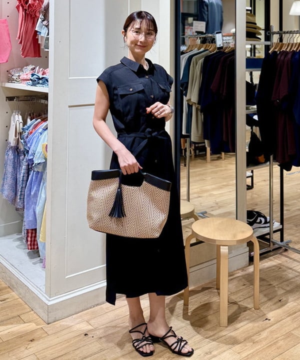 BEAMS HEART | 【8/20新規値下げ】サファリ ワンピース 26SS