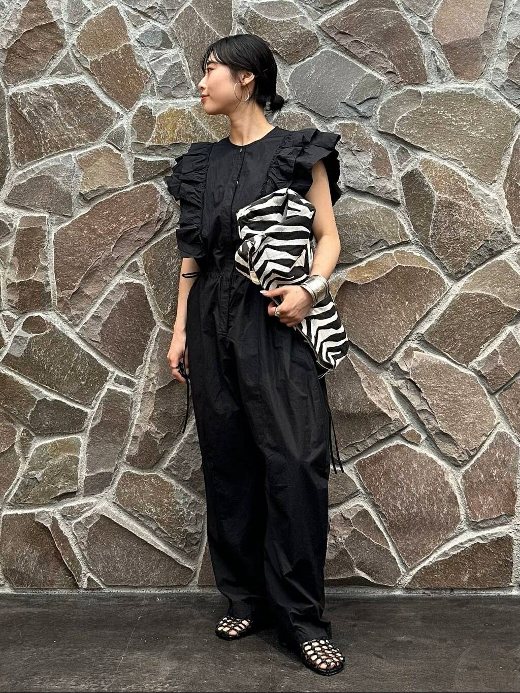 Curensology | コットンフリルオールインワン | Rakuten Fashion(楽天
