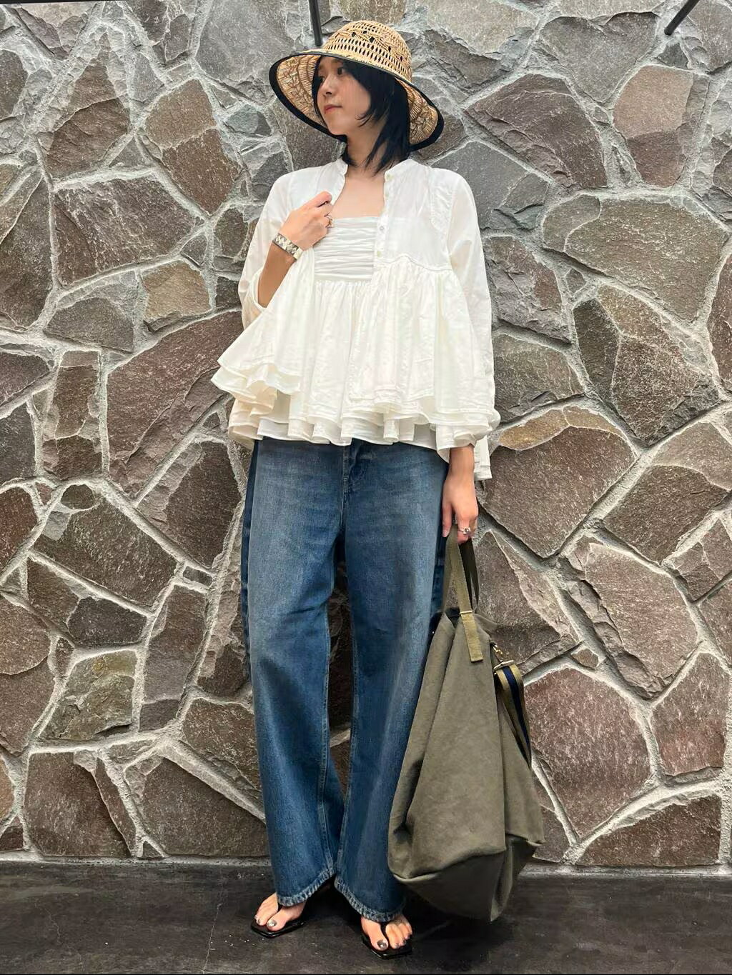 Curensology | レイヤードギャザーブラウス | Rakuten Fashion(楽天