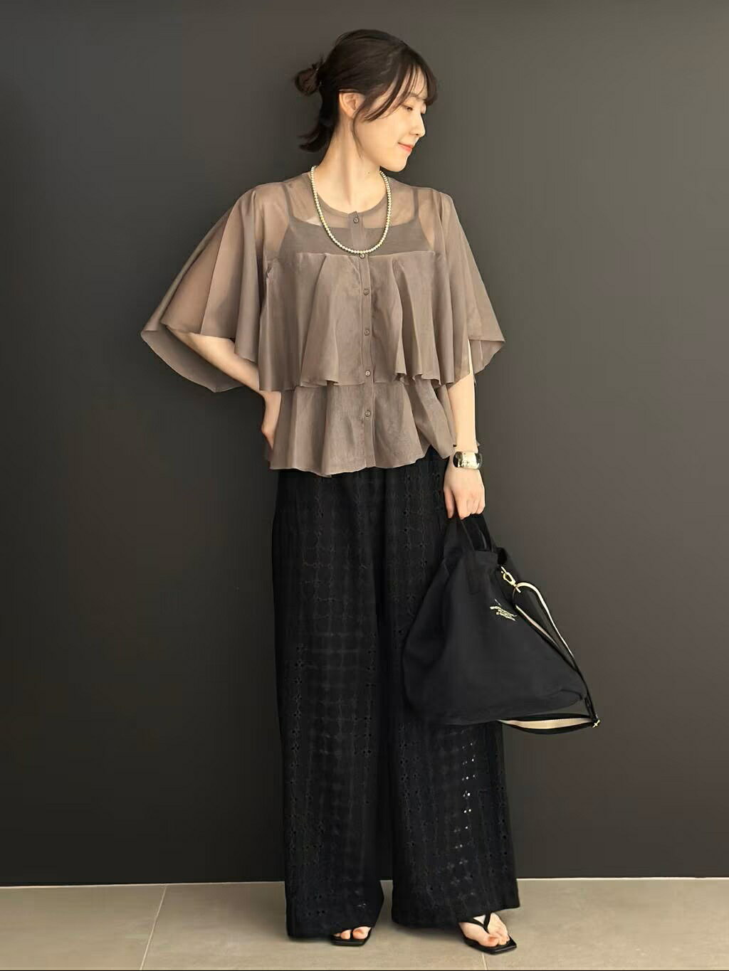 Curensology | フレアー2WAYニットプルオーバー | Rakuten Fashion