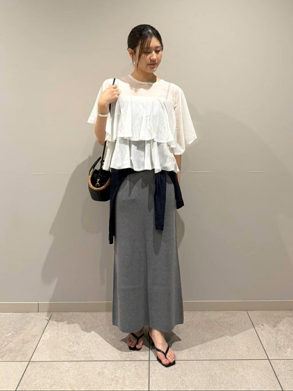 Curensology | コットンリブタイトスカート | Rakuten Fashion(楽天