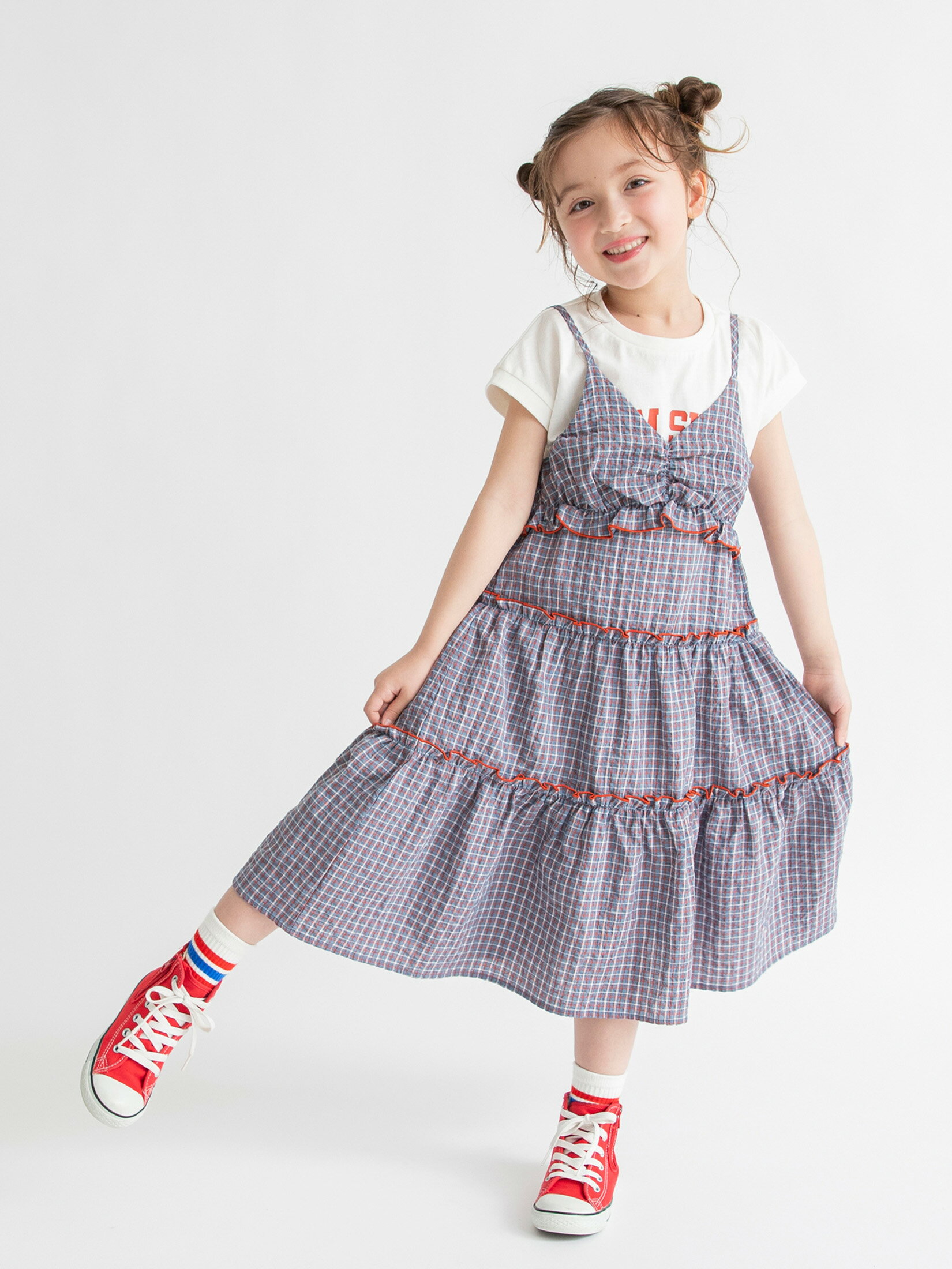 ブランシェス | ティアードキャミワンピース | Rakuten Fashion(楽天