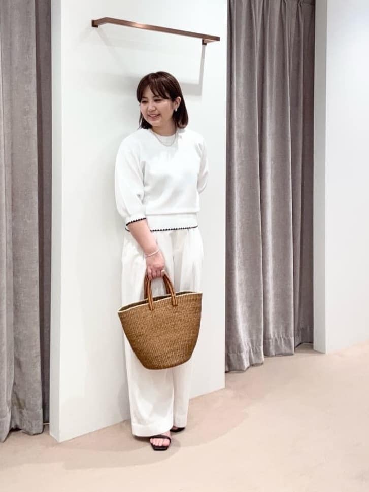 UNITED ARROWS | ハマグリステッチ パフスリーブ ニット
