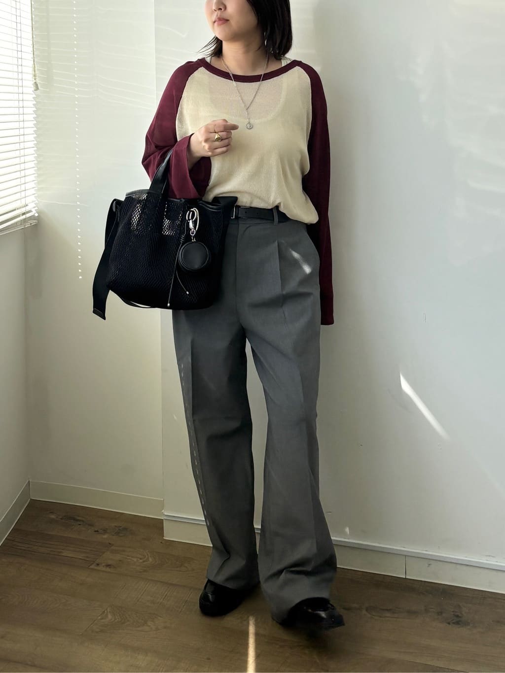 ear PAPILLONNERの《全骨格優勝/透け感》シアーラグラン【SUM1 STYLE】を使ったコーディネートを紹介します。｜Rakuten Fashion(楽天ファッション／旧楽天ブランドアベニュー)7196927