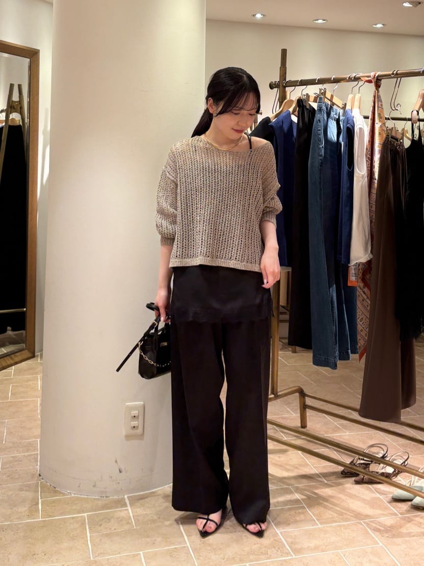 GALLARDAGALANTEのスクエアレースキャミを使ったコーディネートを紹介します。｜Rakuten Fashion(楽天ファッション／旧楽天ブランドアベニュー)7197073