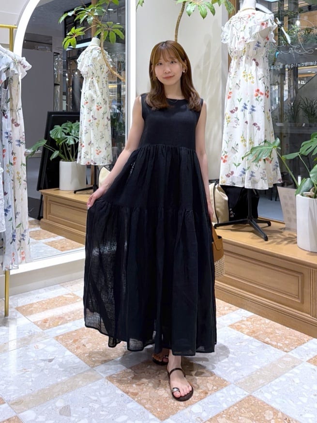 La boutique BonBon | 【ラグジュアリー感漂うワンピース】リネン