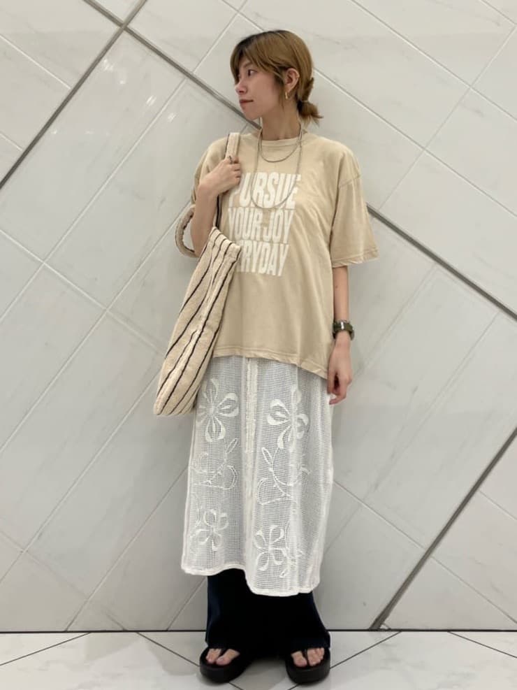 FREAK'S STORE | インド メッシュ刺繍ノースリーブワンピース
