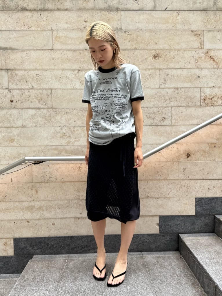 6(ROKU) タギング Tシャツ 6(ROKU)＞タギング Tシャツ