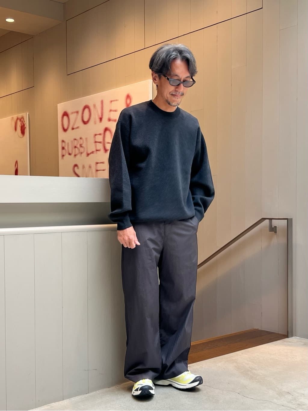 UNITED ARROWS LTD. OUTLET | <H>OLMETEX ナイロン ワイドスラックス