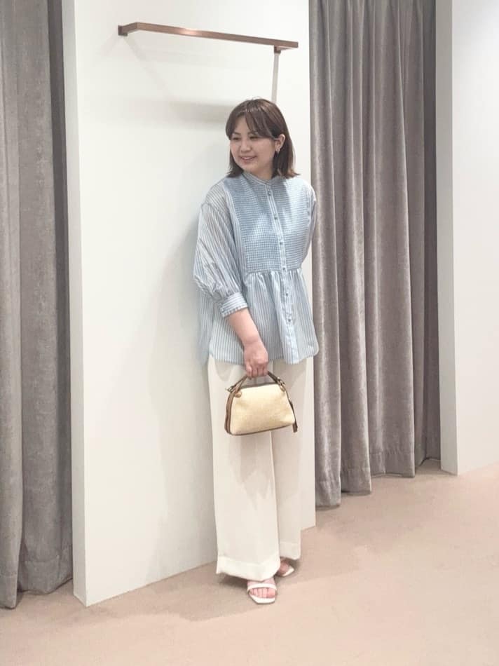 UNITED ARROWS | シルキー ピンタック ブラウス -ウォッシャブル