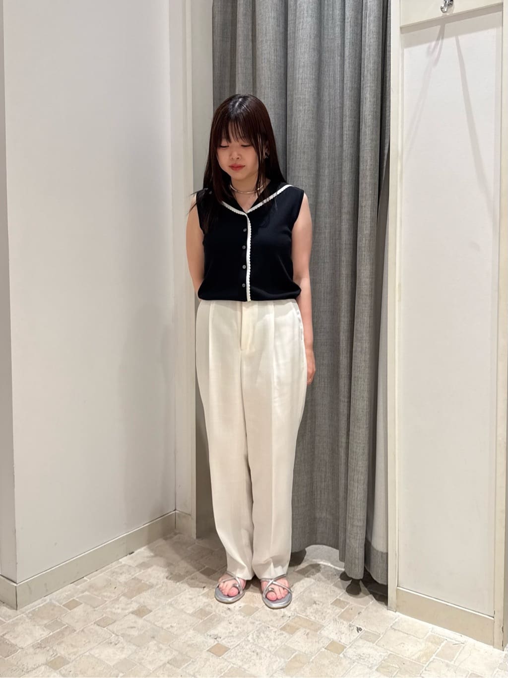 UNITED ARROWS LTD. OUTLET | スカラップ セーラー ノースリーブ