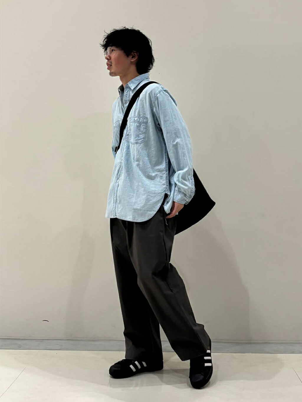 Bshop | ORCIVAL | コットンナイロンツイル ワイドイージーパンツ MEN