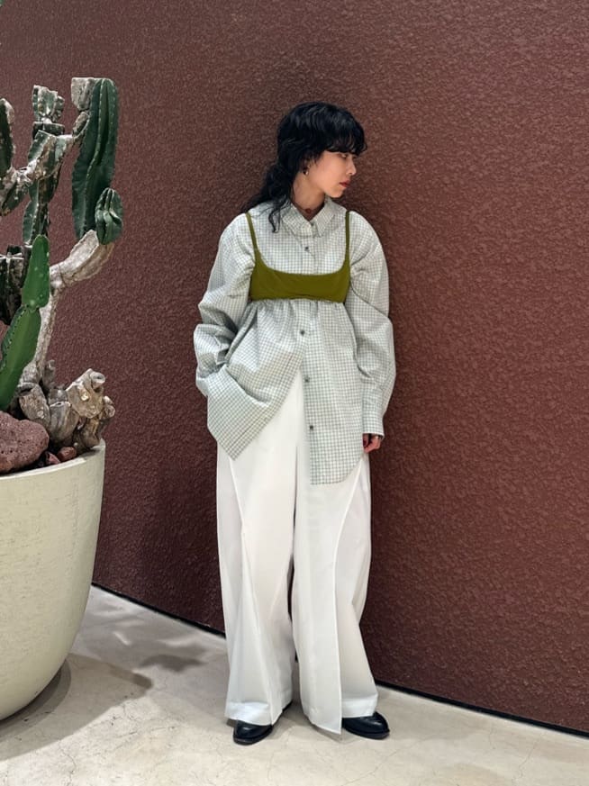 BEAUTY&YOUTH UNITED ARROWS | <6(ROKU)>コットン サテン ラッフル