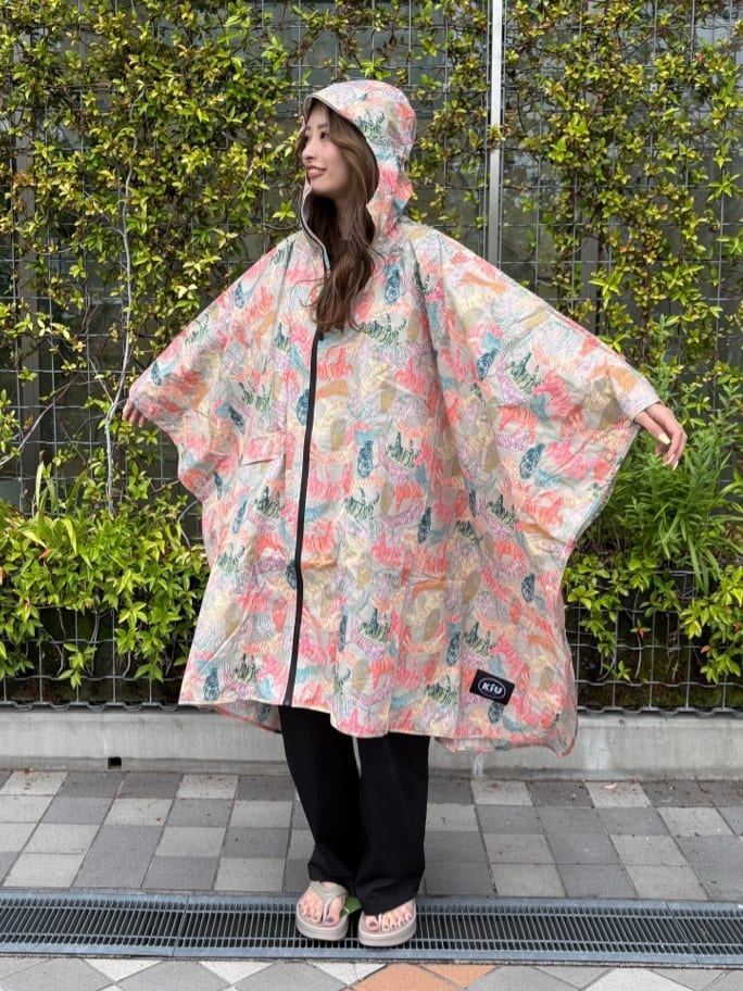 極美品★グレースクラス★8way★リバーシブル★フォックスポンチョ FREAK'S STORE | RAINPONCHO-2NDキウレインポンチョ 2ND【 K405