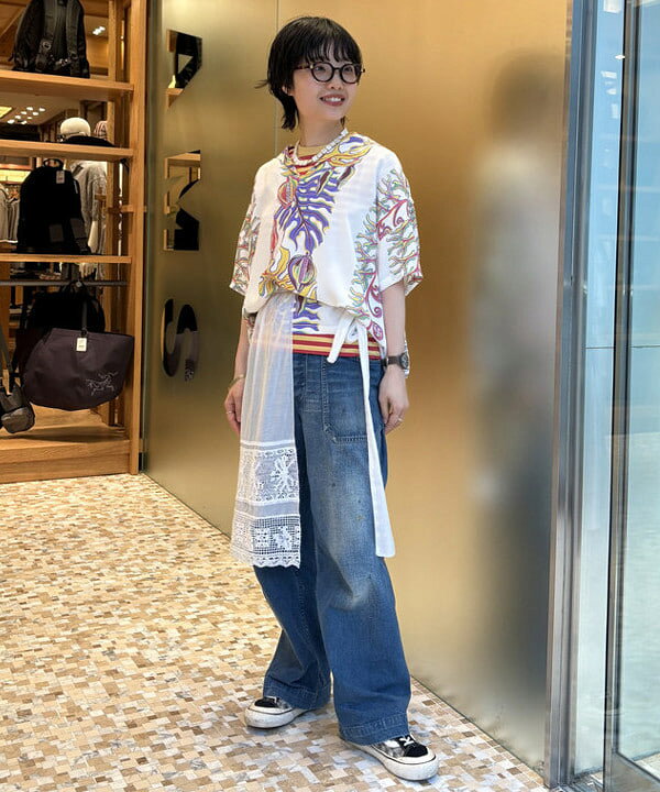 BEAMS WOMEN | ワーク レース エプロン | Rakuten Fashion(楽天