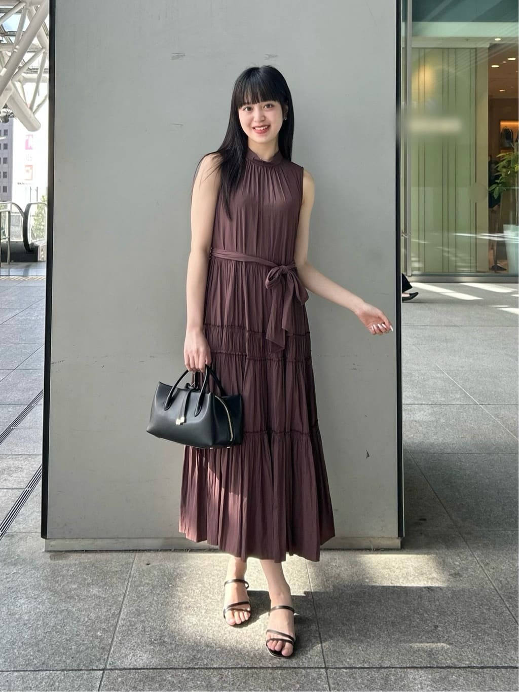 NATURAL BEAUTY BASIC | バックリボンティアードワンピース | Rakuten