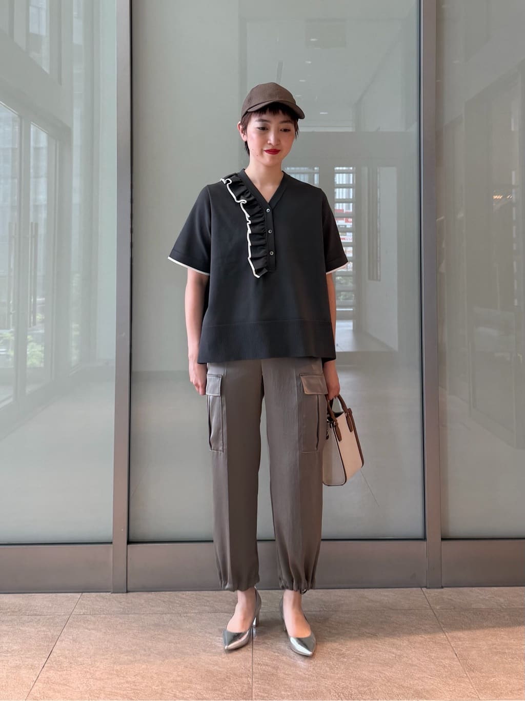 UNITED ARROWS | ミニマル フリル ショートスリーブ ニット | Rakuten
