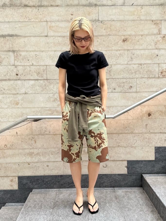 BEAUTY&YOUTH UNITED ARROWS - ROKU メッシュタンク BEAUTY&YOUTH UNITED ARROWS | <6(ROKU)>パターンメッシュ Tシャツ