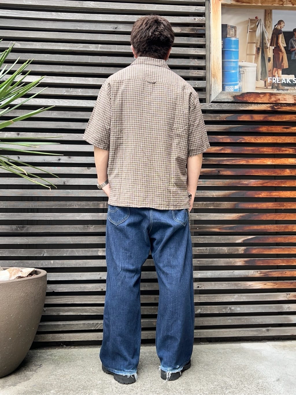 FREAK’S STOREのLINEN COTTON OPEN COLLAR SS SHIRTを使ったコーディネートを紹介します。｜Rakuten Fashion(楽天ファッション／旧楽天ブランドアベニュー)7203941