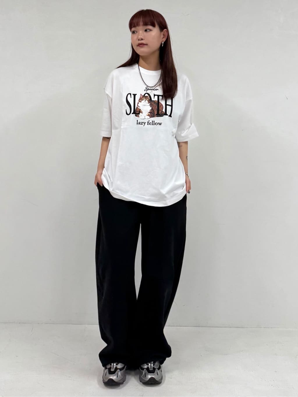 FREAK’S STOREの<機能性素材>SLOTH 刺繍 キャット Tシャツ 限定展開を使ったコーディネートを紹介します。｜Rakuten Fashion(楽天ファッション／旧楽天ブランドアベニュー)7205282